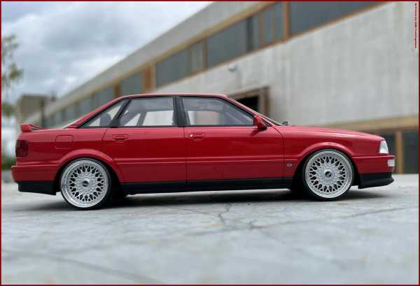 1:18 Audi 80 Quattro Competition Limousine 1994 + BBS RS Alufelgen